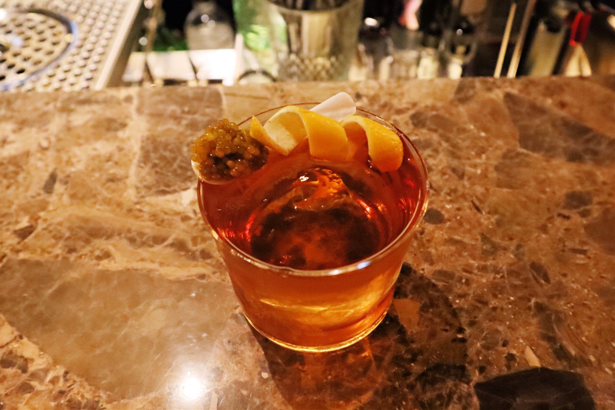 Parc Ave's signature cocktail, the Sazerac