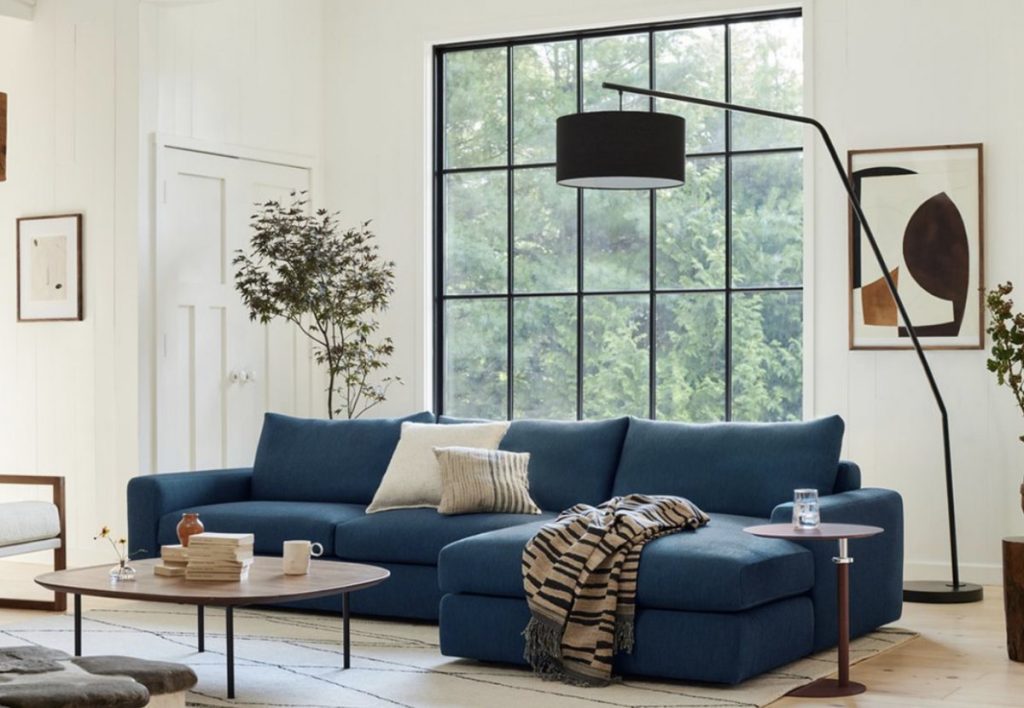A livingroom featuring Canadian Furniture brand sundays