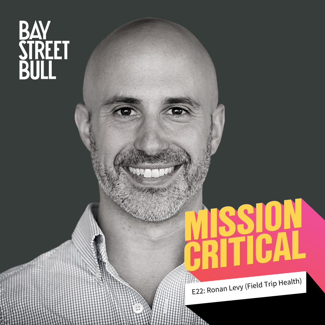 Cover photo of Ronan Levy for the Mission Critical podcast
